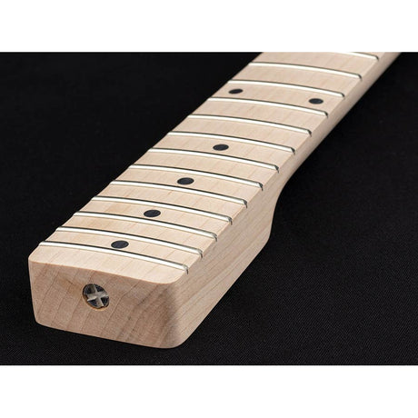 Boston ETN21M-C contemporary neck, made in EU, TE style, all maple, half paddle, 9,5" radius, 6105 fretwire