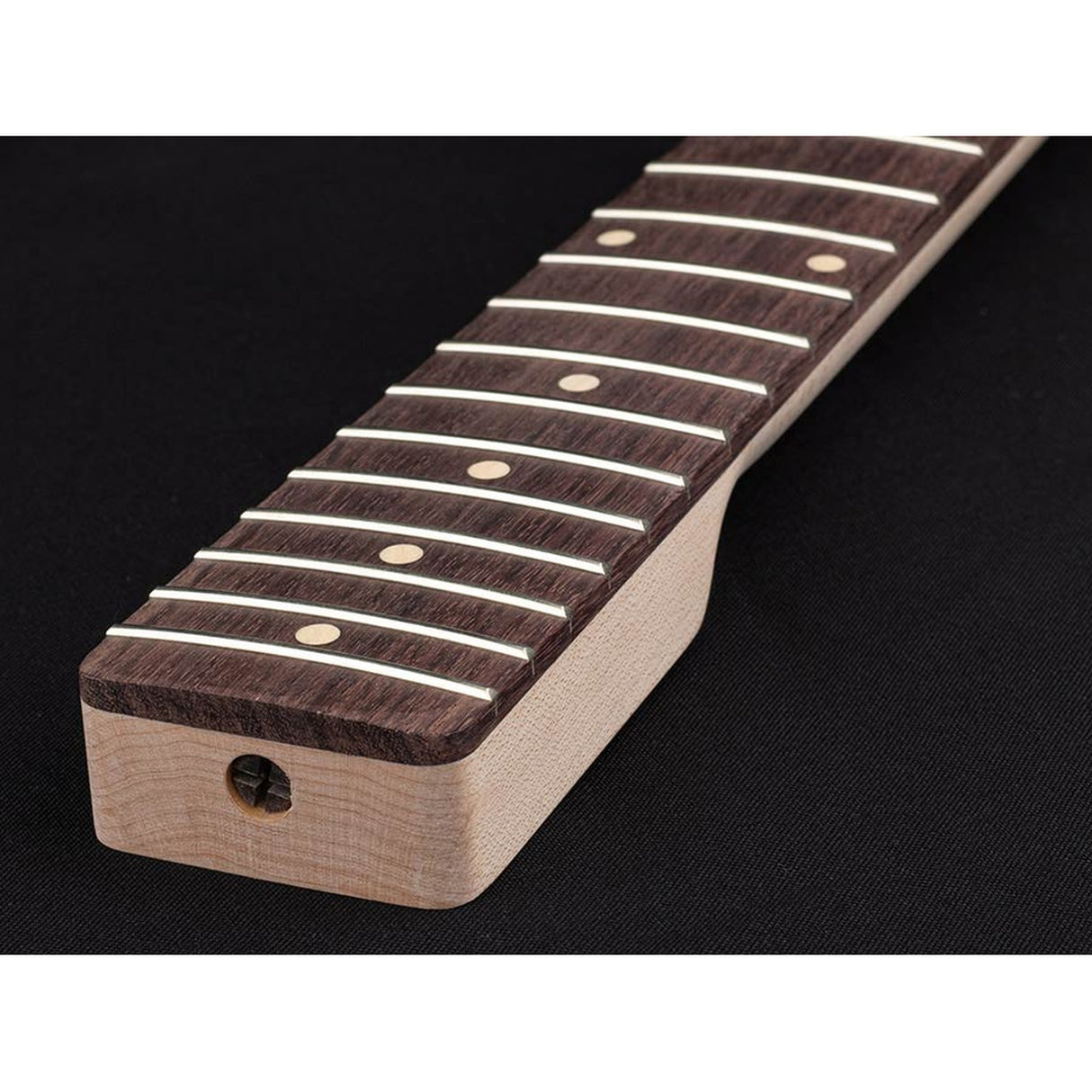 Boston ETN21R-C contemporary neck, made in EU, TE style, maple/rosewood, half paddle, 9,5" radius, 6105 fretwire