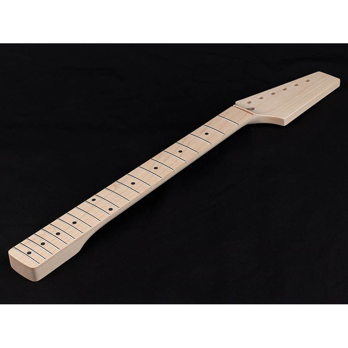 Boston ESN21M-CHA contemporary neck, made in EU, ST style, headstock adjustment, all maple, half paddle, 9,5" radius