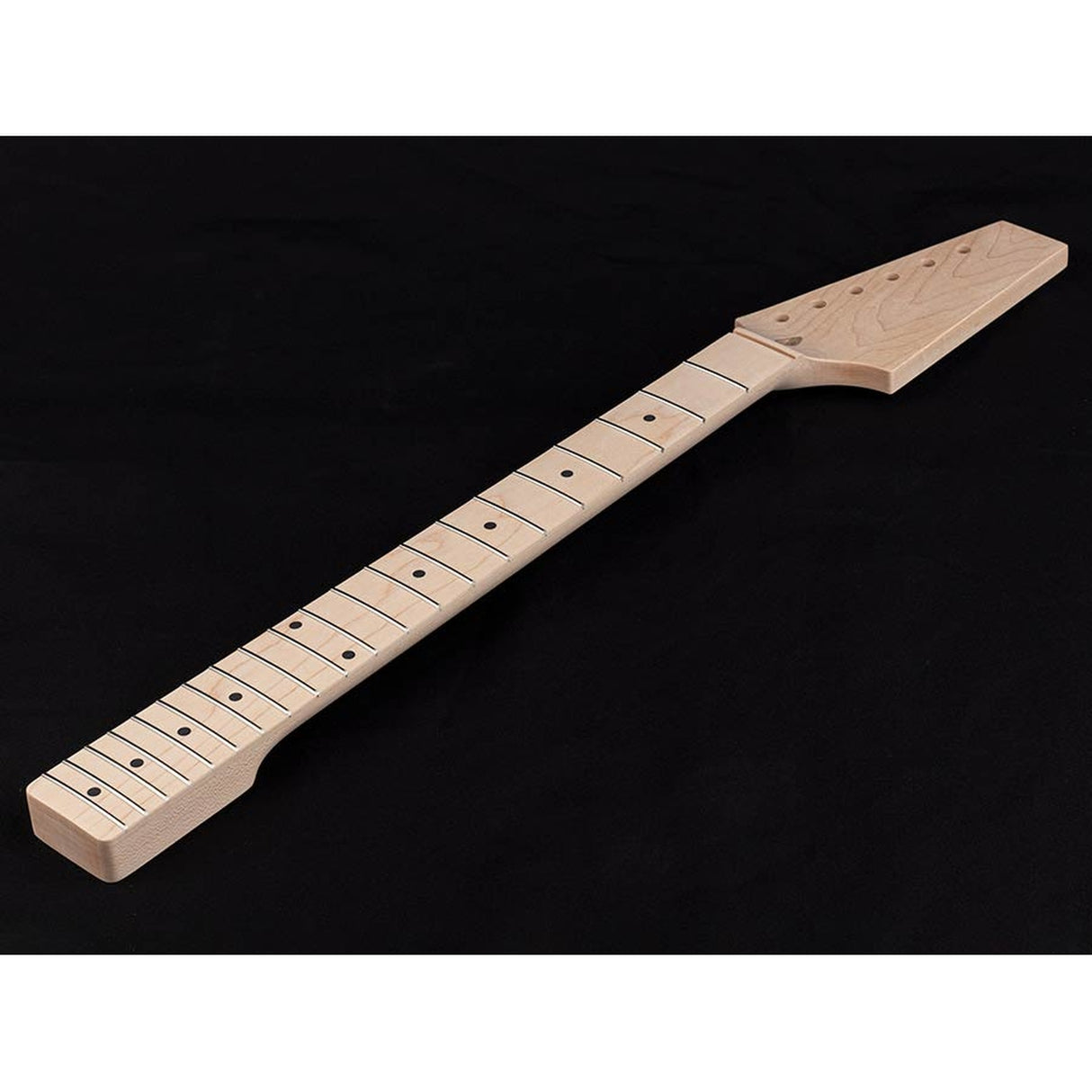 Boston ETN21M-CHA contemporary neck, made in EU, TE style, headstock adjustment, all maple, half paddle, 9,5" radius