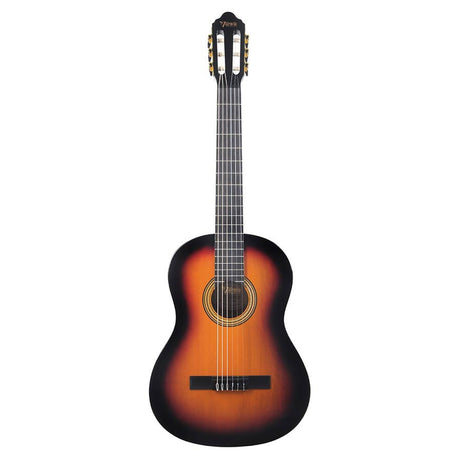 Valencia VC264CSB klassieke gitaar 4/4, sitka sparren top, mahonie zij- & achterblad, hoogglans sunburst finish