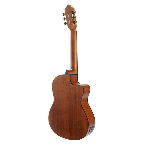 Valencia VC304CEL klassieke gitaar 4/4, linkshandig, sitka spar & mahonie, pre-amp en cutaway, satin finish