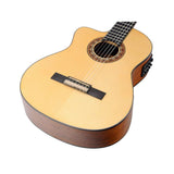 Valencia VC304CEL klassieke gitaar 4/4, linkshandig, sitka spar & mahonie, pre-amp en cutaway, satin finish