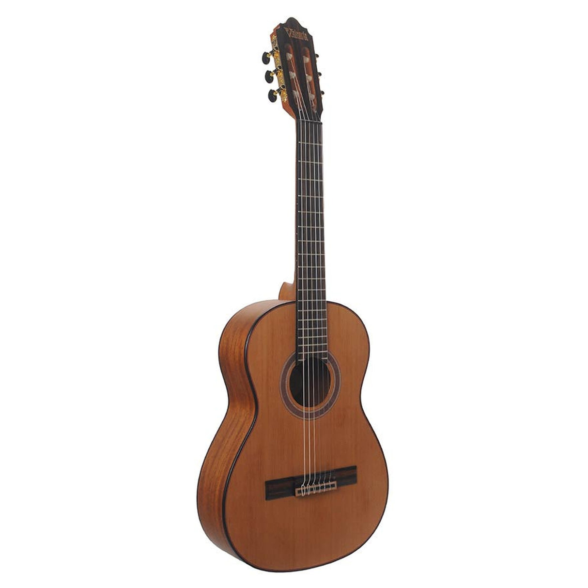 Valencia VC713 klassieke gitaar 3/4, solid red cedar top, mahonie zij- en achterblad, satin finish