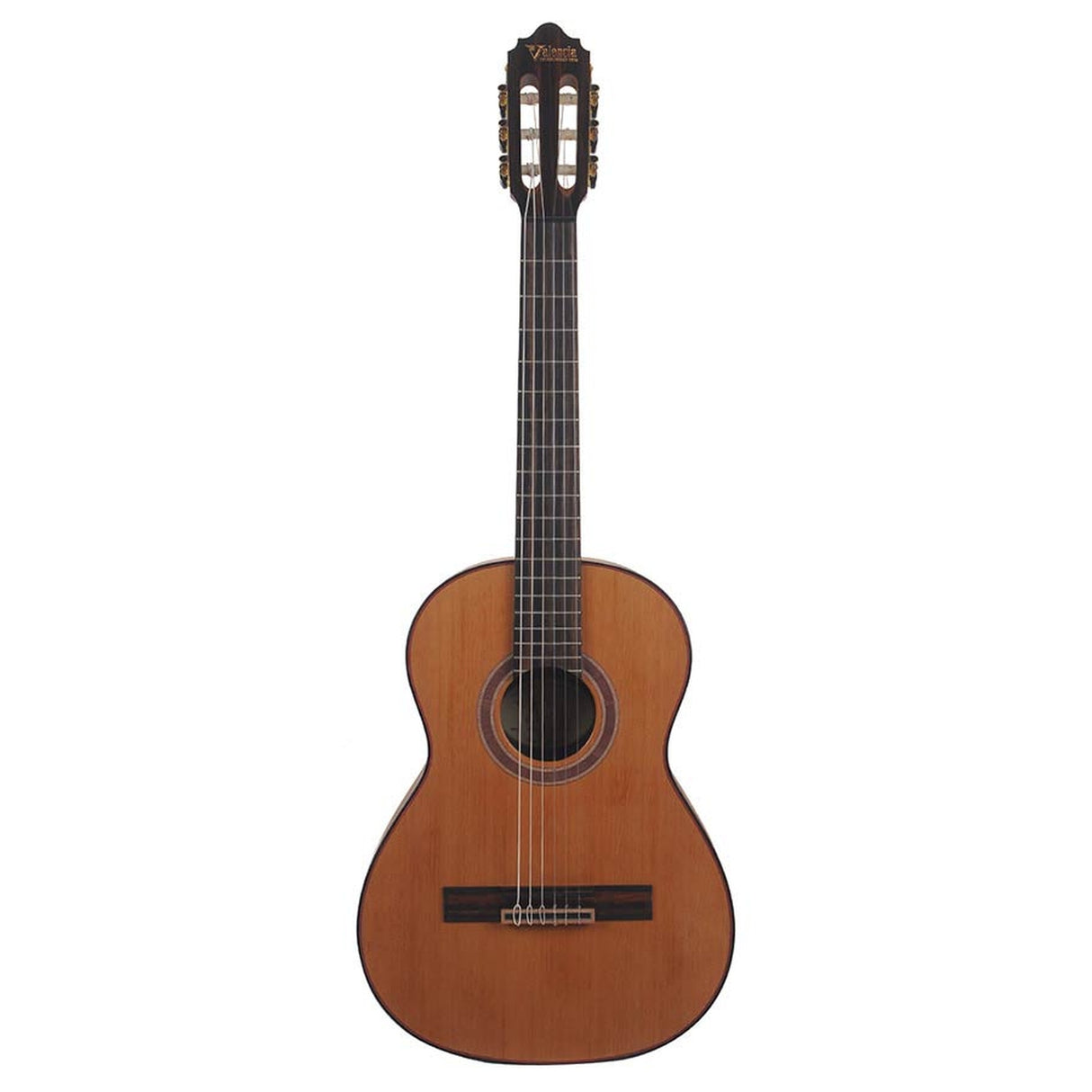 Valencia VC713 klassieke gitaar 3/4, solid red cedar top, mahonie zij- en achterblad, satin finish