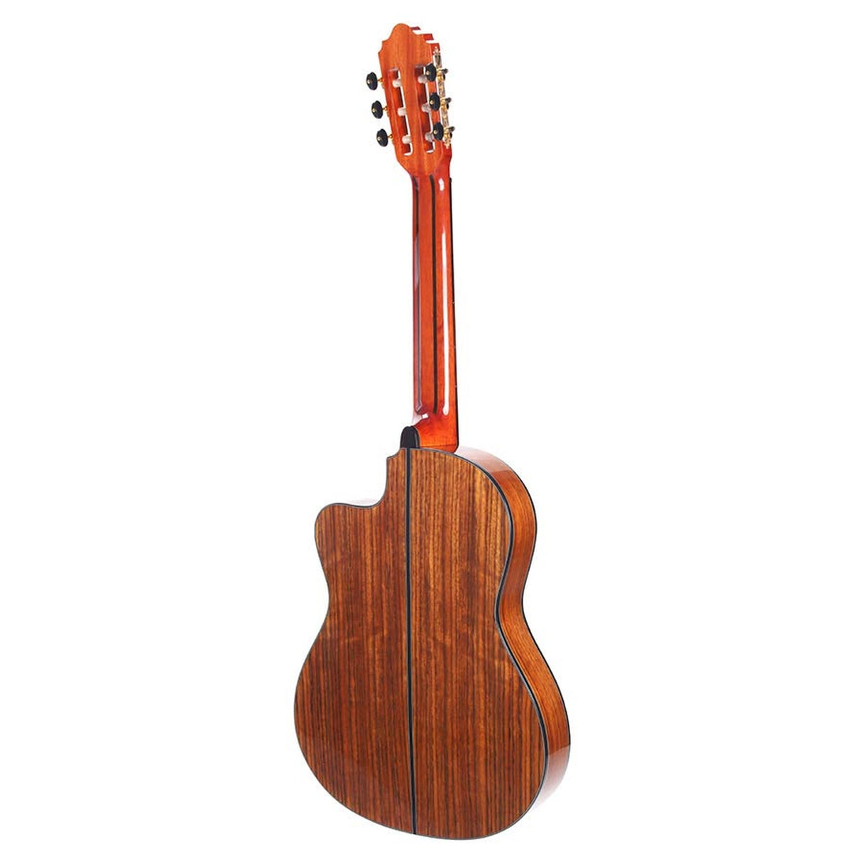 Valencia VC774TCE Slim body klassieke gitaar 4/4, massief rood ceder & mahonie, Fishman voorversterker en cutaway, naturel