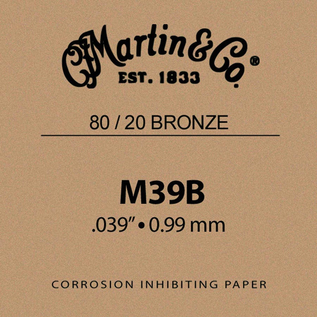 Martin & Co M-39-B 039 snaar, 80/20 bronze,