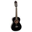 Valencia VC102BK klassieke gitaar 1/2, linden body, esdoorn fb, hoogglans finish, zwart