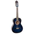 Valencia VC102BUS klassieke gitaar 1/2, linden body, esdoorn fb, hoogglans finish, sunburst blauw