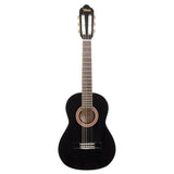 Valencia VC101BK klassieke gitaar 1/4, linden body, esdoorn fb, hoogglans finish, zwart