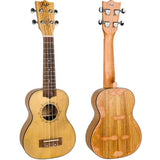 Flight DUS330 RELIC Soprano Ukulele met Distressed Spruce Top, Zebrawood Body en Aquila Super Nylgut Snaren