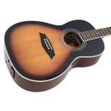 Sire A3PSVS Larry Carlton akoestische parlor gitaar – solid top, SIB elektronica, Vintage Sunburst