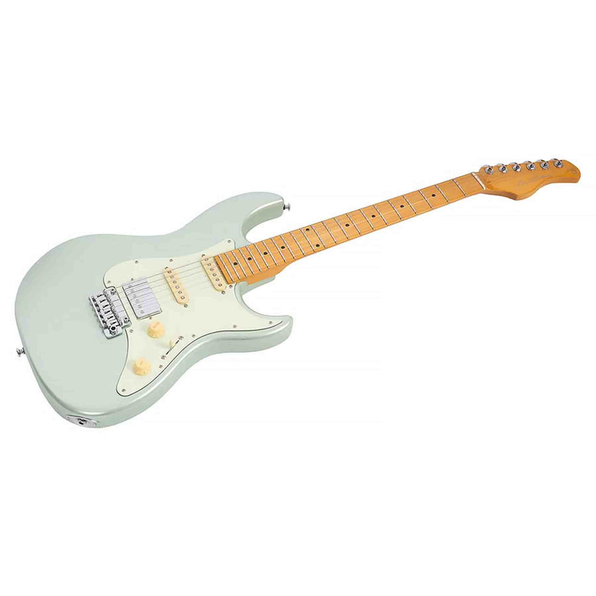 Sire S5 HSS/SGM Larry Carlton elektrische gitaar – S-Style, alder body, Surf Green Metallic, HSS-configuratie