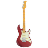 Sire S5 HSS/CAR Larry Carlton elektrische gitaar – S-Style, alder body, Candy Apple Red, HSS-configuratie