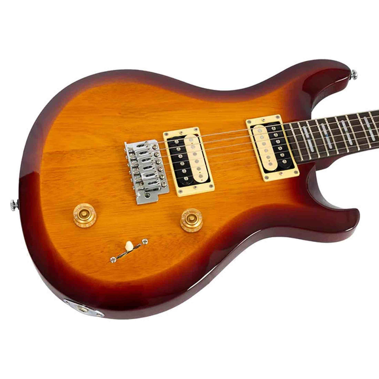 Sire Q3/TS Larry Carlton elektrische gitaar – Q-Style, mahonie body, Tobacco Sunburst, HH-configuratie, coil-split, 22 frets