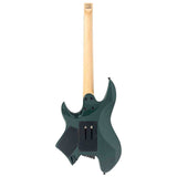 Sire X6H6/MGR elektrische gitaar – Headless, mahonie met maple top, Metallic Green, HH-configuratie, stainless frets, met gigbag