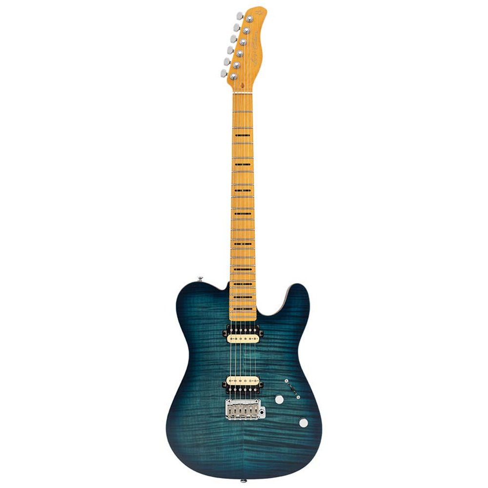 Sire Guitars T7+ FM/TBL Larry Carlton T-model elektrische gitaar blauw satijn