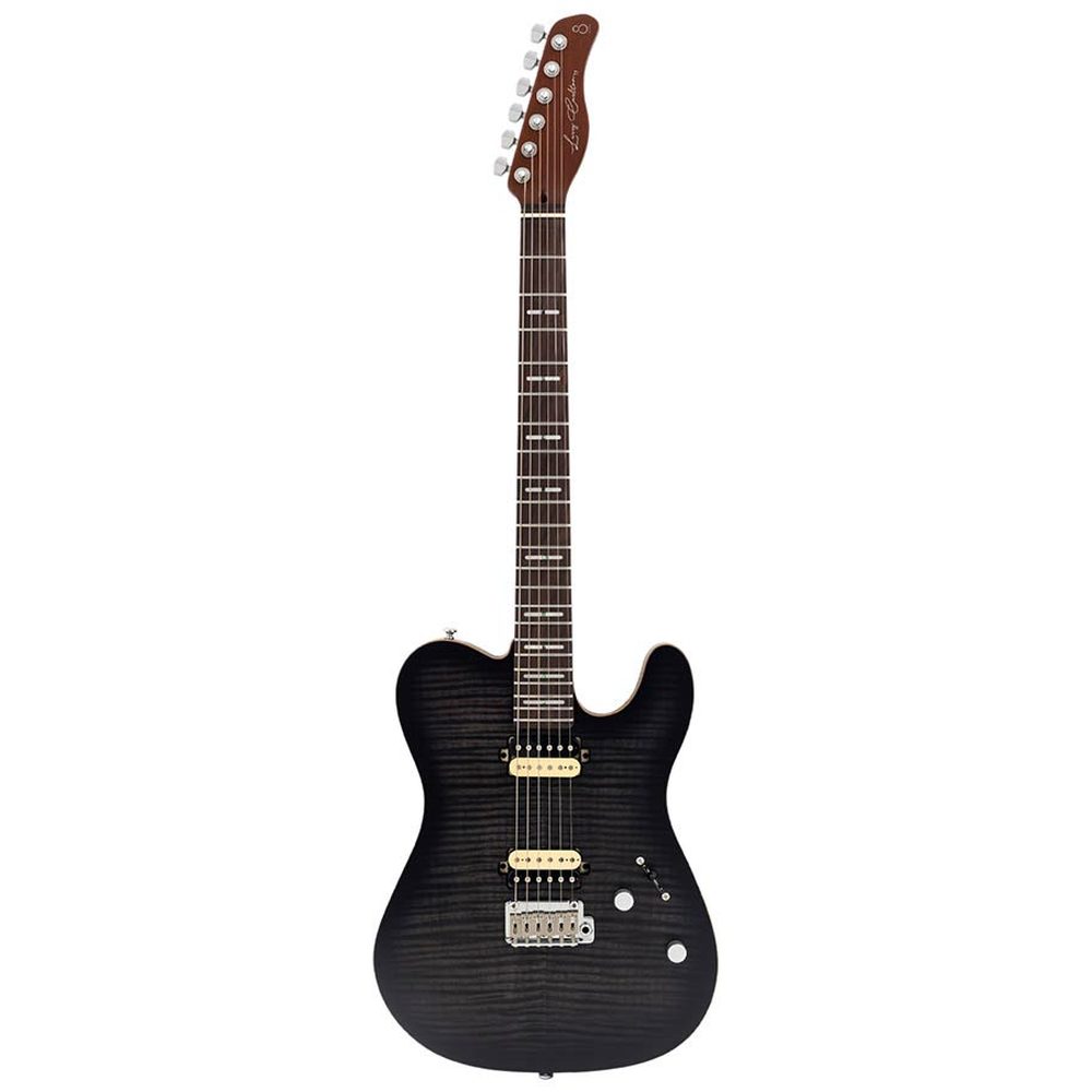 Sire Guitars T7+ FM/TBK Larry Carlton T-model elektrische gitaar zwart satijn