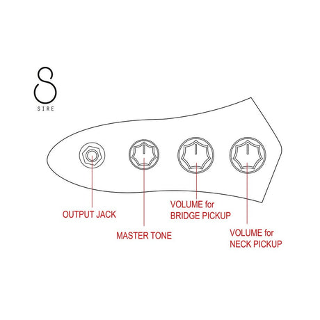 Sire V5 A4/BK Marcus Miller Basgitaar Zwart