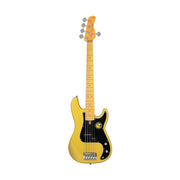 Sire P5 A5/MGO Marcus Miller basgitaar 5-snarige passieve P-stijl bas in Metallic Gold