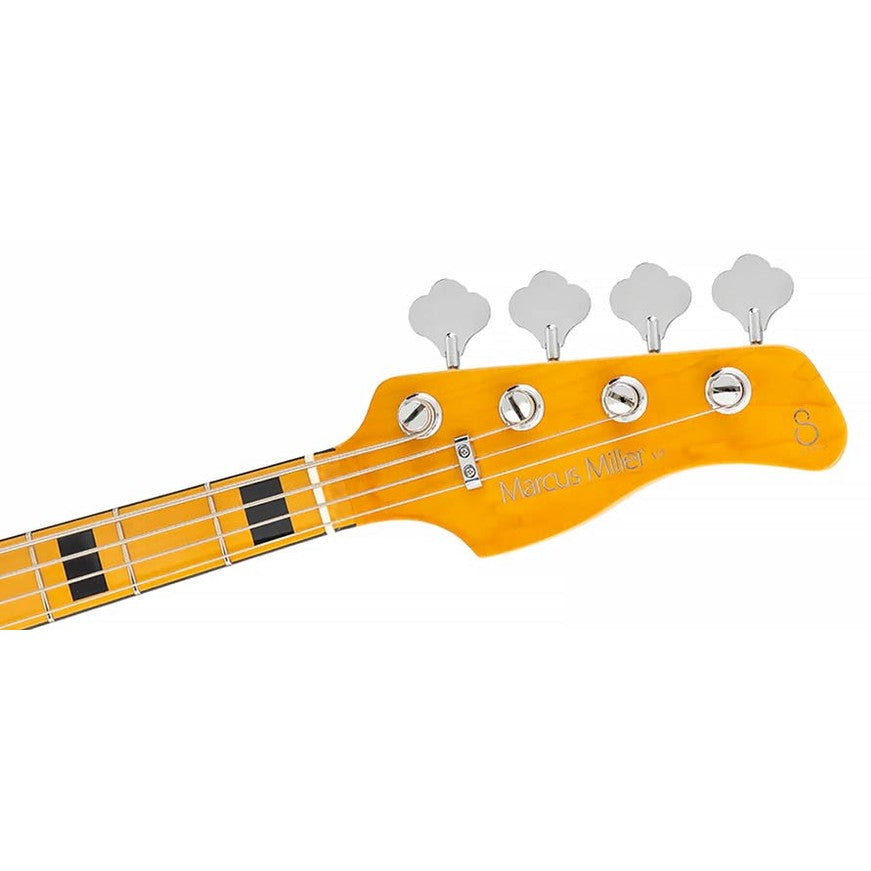 Sire V7+ A4/BKS Marcus Miller 4-snarige actieve basgitaar Black Sparkle