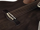 Nashville GOF-110-TBK Offset Soundhole Akoestische Gitaar Transparent Zwart