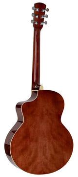 Nashville GOF-110-TRD Offset Soundhole Akoestische Gitaar Transparent Rode
