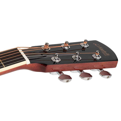 Nashville GOF-110-TRD Offset Soundhole Akoestische Gitaar Transparent Rode