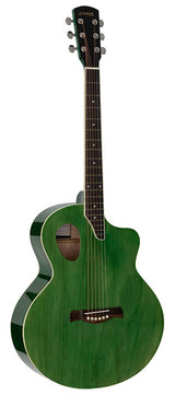Nashville GOF-110-TGN Offset Soundhole Akoestische Gitaar Transparent Groene