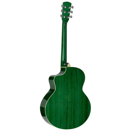 Nashville GOF-110-TGN Offset Soundhole Akoestische Gitaar Transparent Groene