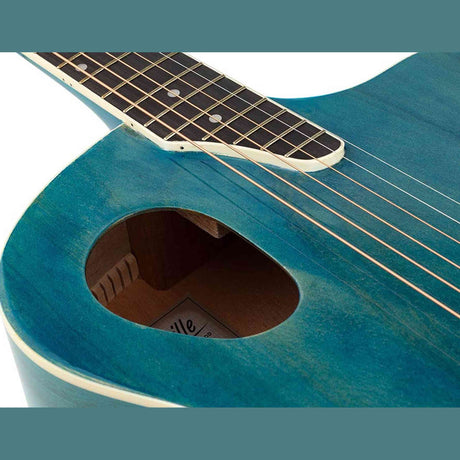 Nashville GOF-110-TBU Offset Soundhole Akoestische Gitaar Transparent Blauw