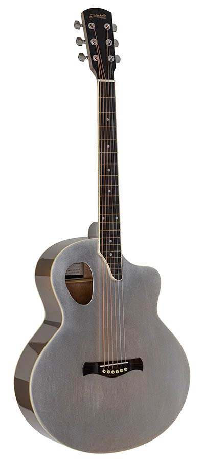 Nashville GOF-105-MGR Offset Soundhole Akoestische Gitaar Mouse Grey