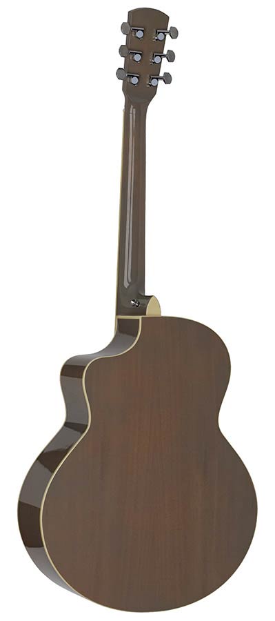 Nashville GOF-105-MGR Offset Soundhole Akoestische Gitaar Mouse Grey