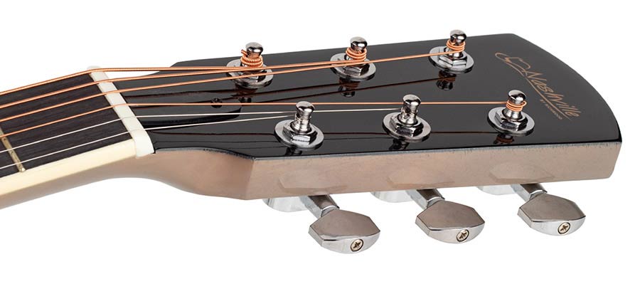 Nashville GOF-105-MGR Offset Soundhole Akoestische Gitaar Mouse Grey