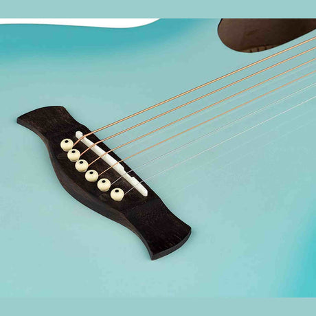 Nashville GOF-105-SBU Offset Soundhole Akoestische Gitaar Sky Blue Burst