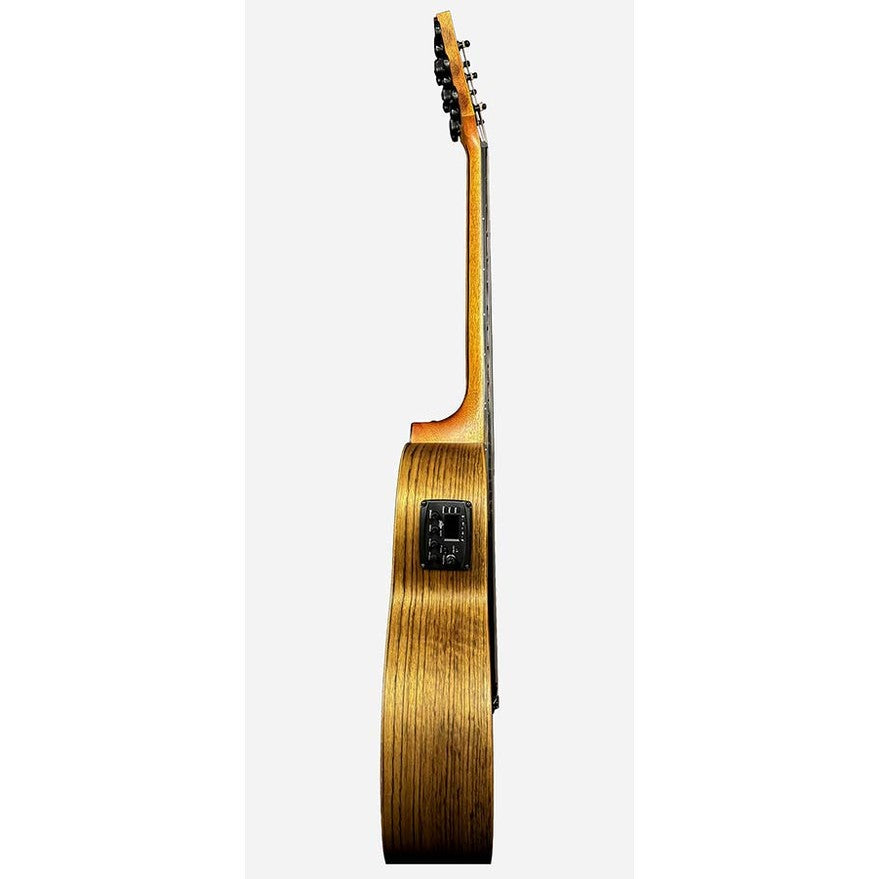 Bromo BAT8ME/BK Tahoma Series Mini Jumbo walnoot akoestische western gitaar