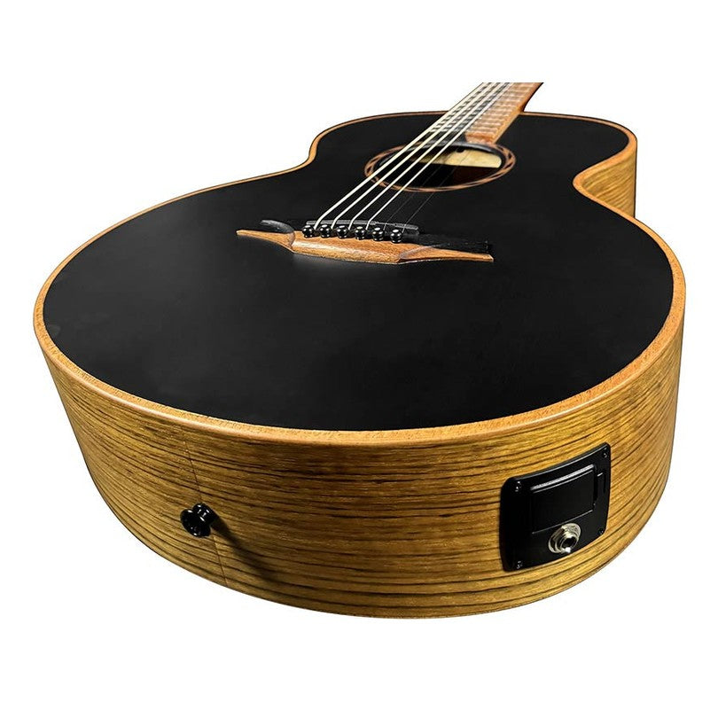 Bromo BAT8ME/BK Tahoma Series Mini Jumbo walnoot akoestische western gitaar