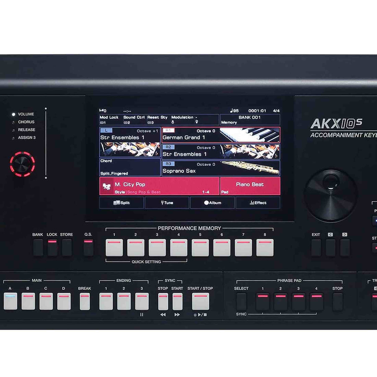 Medeli AKX10S Arranger Pro Series Digital Workstation 7'' touchscreen