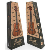 Flight NUC310 PACK Concert Ukulele met African Sapele Body, Bone Topkam, Tuner, Lesboek en Gigbag