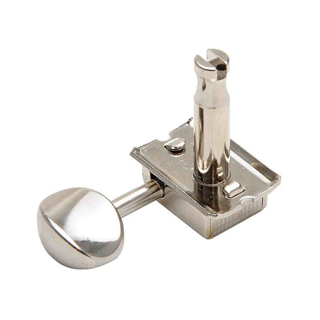 Kluson M6V0C Stemmechanieken voor gitaar "Single Line", 6x links met ovale knoppen, nikkel