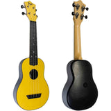 Flight TUS-35 YW Soprano Ukulele Geel met Linden Top, ABS Body en Aquila Snaren