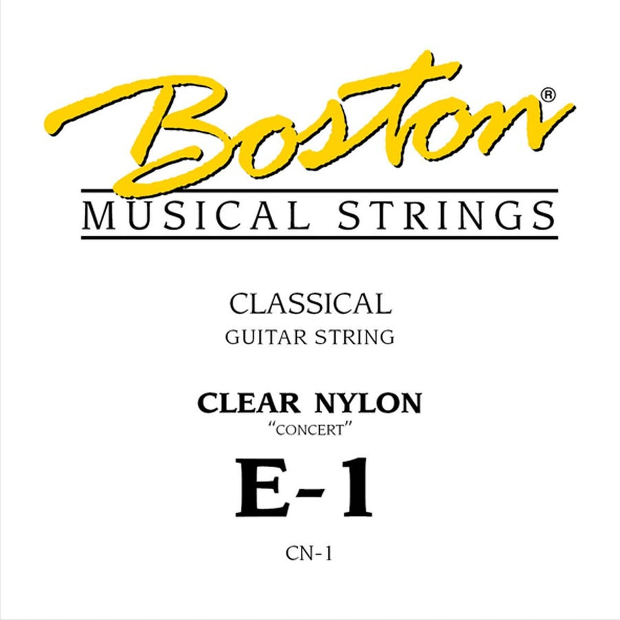 Boston CN-1 E-1 snaar for classic guitar, clear nylon