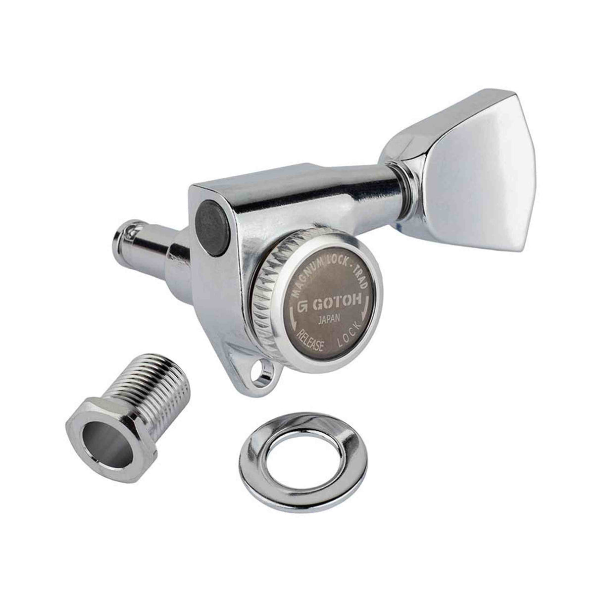 Gotoh GTH13452 SG301 stemmechanieken met Magnum Lock Trad and 04 knoppen, 3L3R, chroom