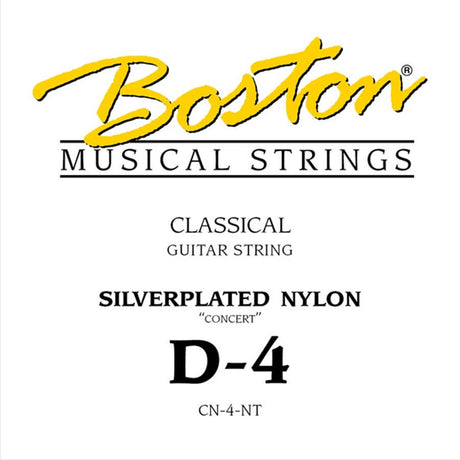 Boston CN-4-NT D-4 snaar for classic guitar, silverplated wound nylon, normal tension