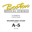 Boston CN-5-NT A-5 snaar for classic guitar, silverplated wound nylon, normal tension