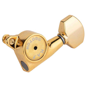 Gotoh GTH13897 SG381 stemmechanieken met HAP and 07 knoppen, 2L4R, goud