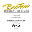 Boston CN-5-HT A-5 snaar for classic guitar, silverplated wound nylon, hard tension