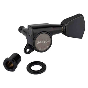 Gotoh GTH13974 SG381 stemmechanieken met Magnum Lock and 04 knoppen, 3L3R, zwart