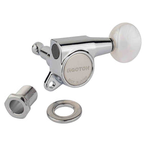 Gotoh GTH13989 SG381 stemmechanieken met Magnum Lock and 05PW knoppen, 3L3R, chroom