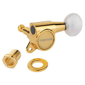 Gotoh GTH13993 SG381 stemmechanieken met Magnum Lock and 05PW knoppen, 6L, goud